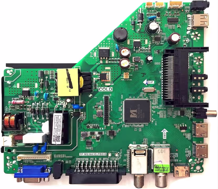 TP.MS3663S.PB818 Main Board PCB for Lobod LX-32DN52-T2S2 TV