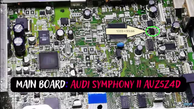Audi Symphony II EEPROM S333 93C66 hex dump index view