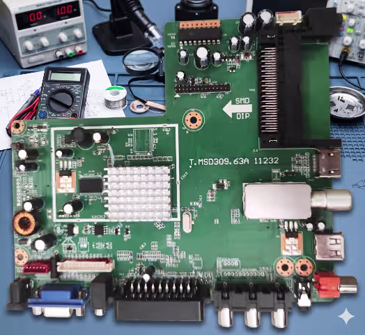 T.MSD309.63A main board for Blusens H307B22A TV