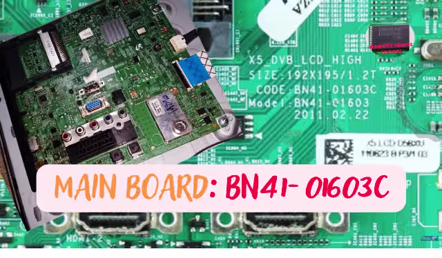 BN41-01603C Main Board Samsung LE32D550 Firmware Dump EEPROM 24C256