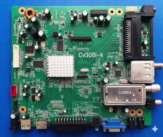 CV308L-K main board for CMX LED8245F TV firmware dump repair